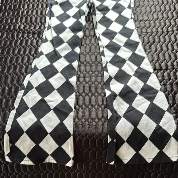 Motel Rocks Monochrome Geometric Pants - Picture 4 of 5